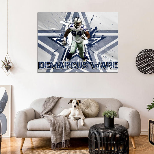 DeMarcus Ware Art Football Sport Wall Art Print Poster