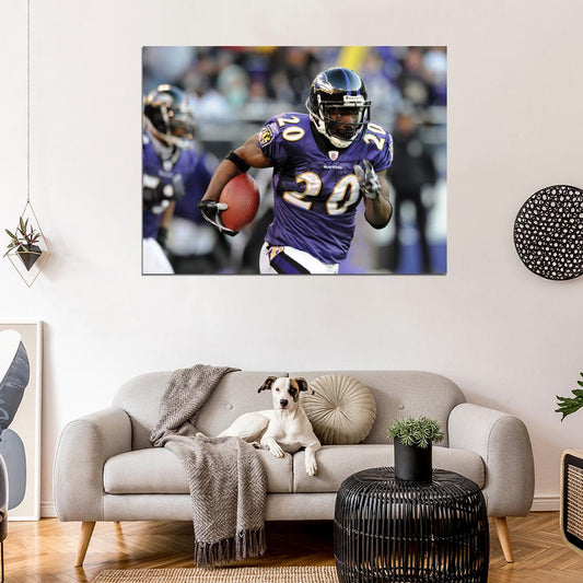 Edward Earl Reed Football Sport Wall Art Print Poster