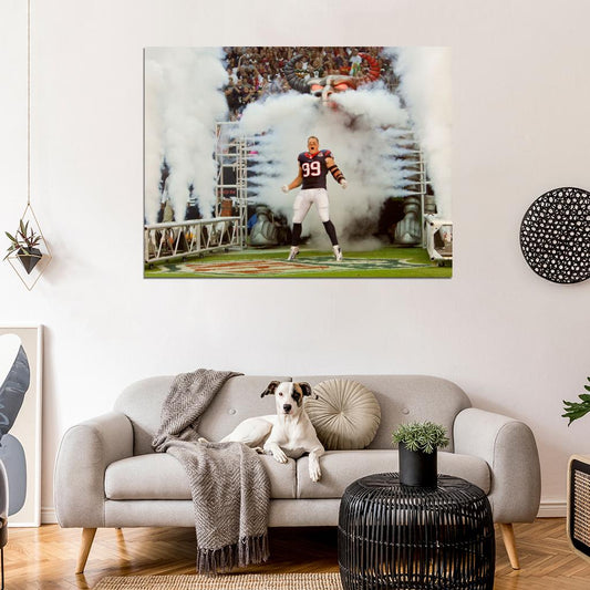 Justin James Watt Football Sport Wall Art Print Poster