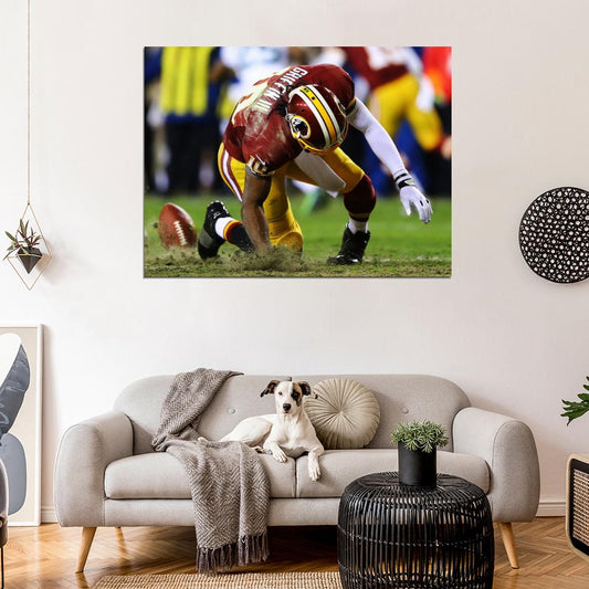Robert Griffin III Washington Redskins Football Sport Wall Art Print Poster