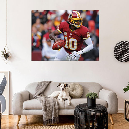 Robert Griffin III Washington Redskins Football Sport Wall Art Print Poster