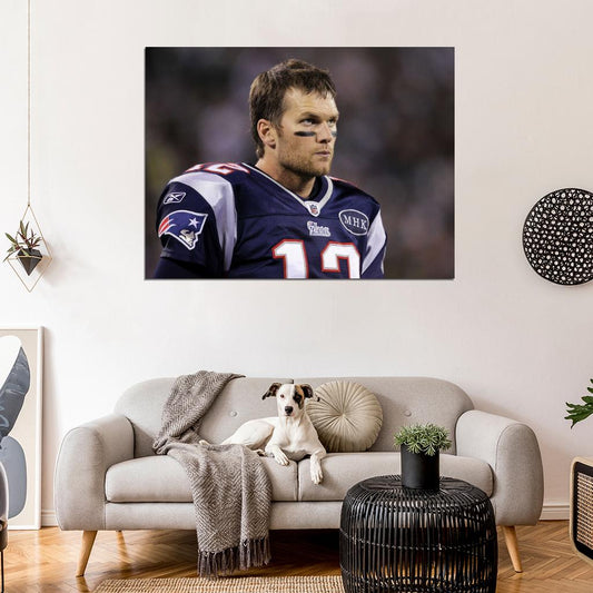 Thomas Edward Patrick Tom Brady Football Sport Wall Art Print Poster