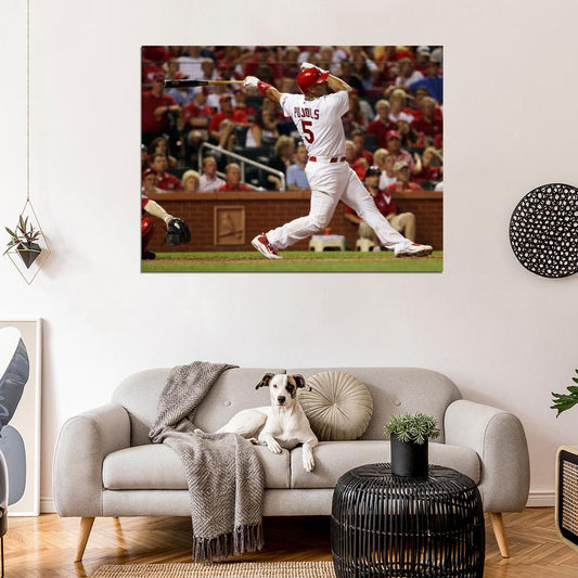 Albert Pujols St Louis Cardinals Baseball Sport Wall Art Print Poster