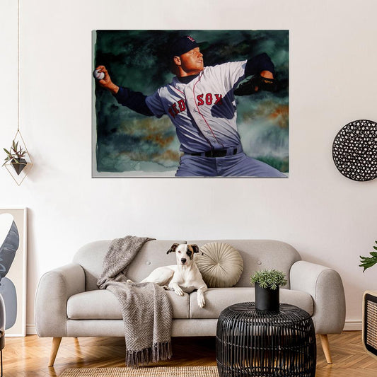Roger Clemens Painting Art Baseball Sport Wall Art Print Poster