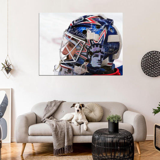 Henrik Lundqvist Hockey Sport Wall Art Print Poster