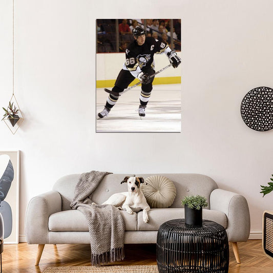 Mario Lemieux Hockey Sport Wall Art Print Poster