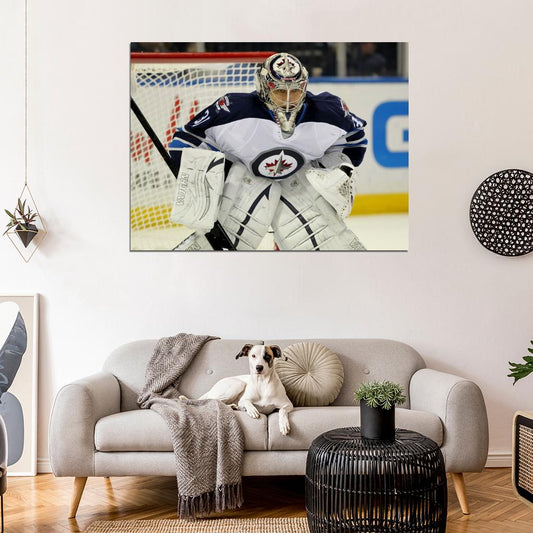 Ondrej Pavelec Goaltender Hockey Sport Wall Art Print Poster