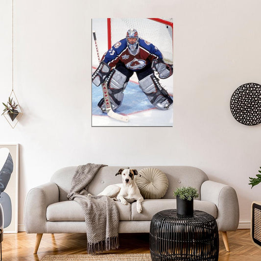 Patrick Roy Goaltender Hockey Sport Wall Art Print Poster