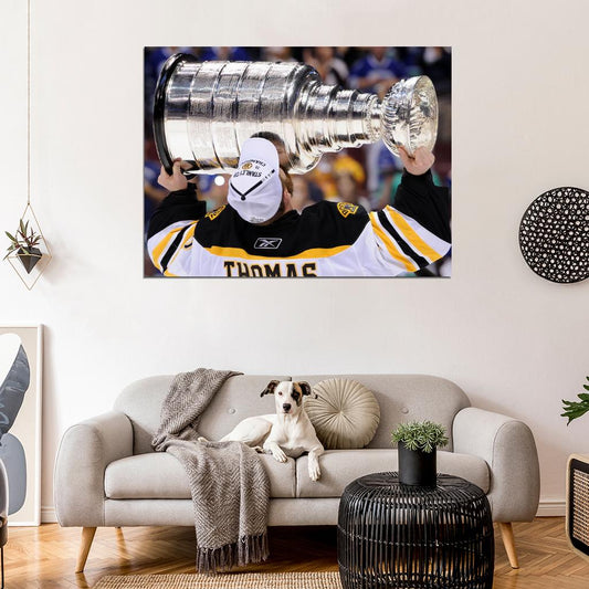 Tim Thomas Hockey Sport Wall Art Print Poster