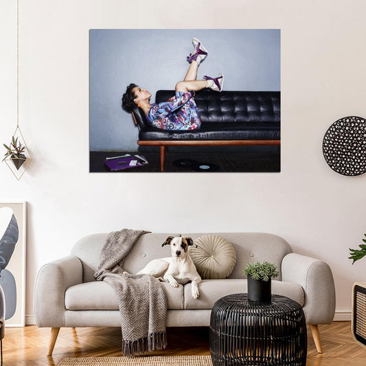 Alicia Keys Smile R&B Singer Rare Wall Art Print Poster