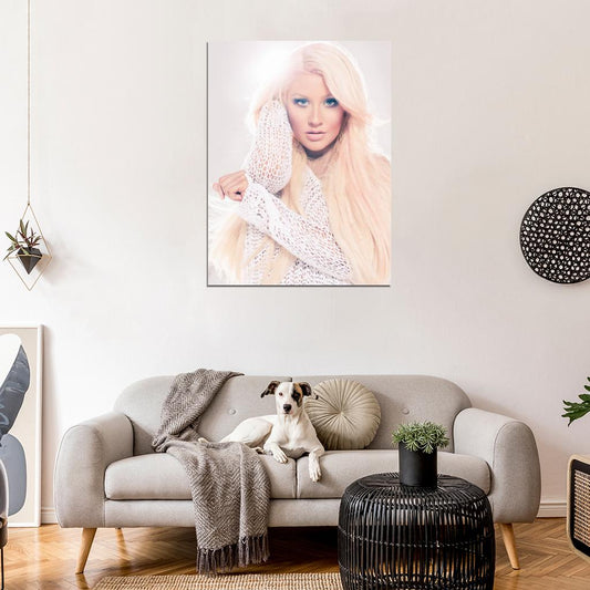 Christina Aguilera Beautiful Pop R&B Music Singer Rare Wall Art Print Poster