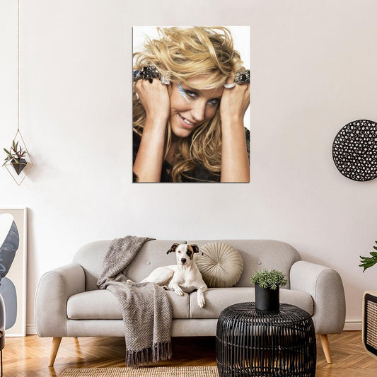 Kesha Makeup Smile Jewelry Pop Music Singer Rare Wall Art Print Poster