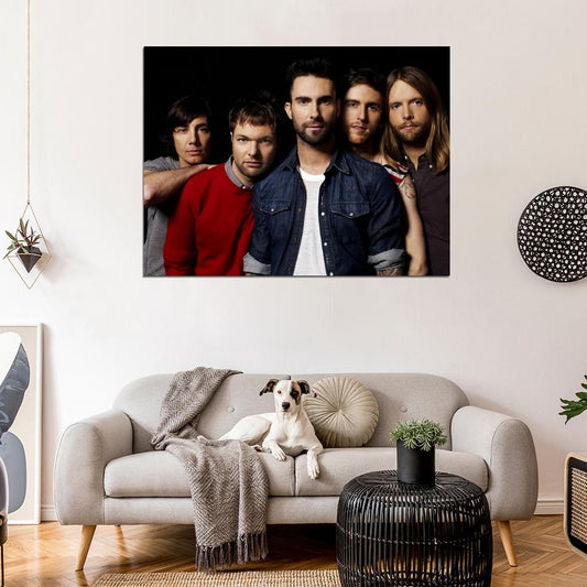 Maroon 5 Pop Rock Band Music Rare Wall Art Print Poster