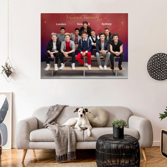 One Direction Wax Figures Pop Boy Band Music Rare Wall Art Print Poster