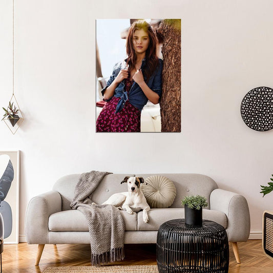 Selena Gomez Beautiful Dress Style Pop Singer Music Rare Wall Art Print Poster