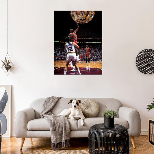 Scottie Pippen Basketball Sport Wall Art Print Poster