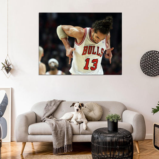 Joakim Noah Basketball Sport Wall Art Print Poster