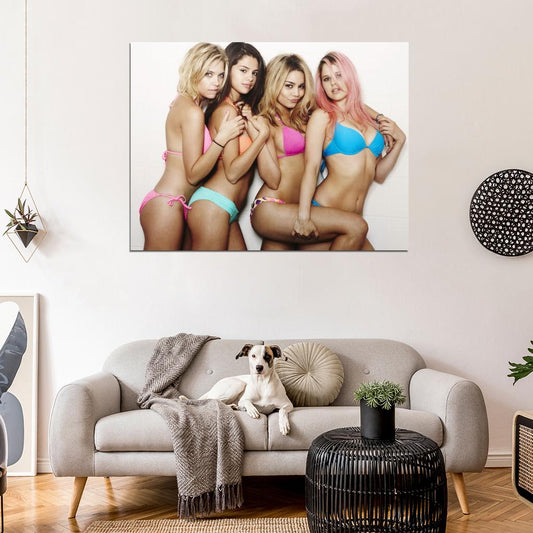 Spring Breakers Selena Gomez Vanessa Hudgens Ashley Benson Heather Morris Sexy Girls Wall Art Print Poster
