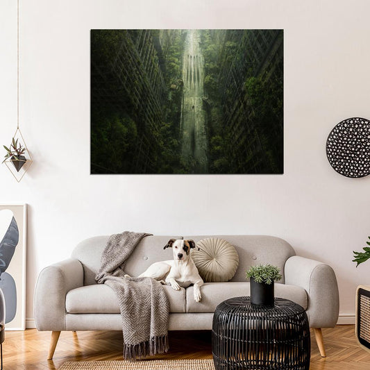 Wasteland 2 Post Apocalyptic Art City Ruins Wall Art Print Poster