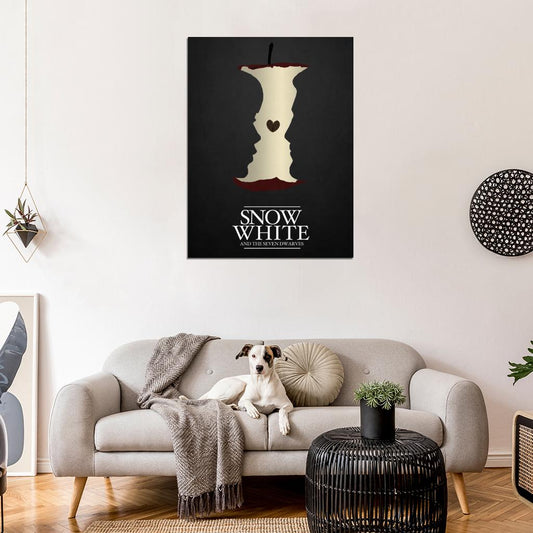 Snow White and the Seven Dwarfs Movie Cool Artwork Art Wall Art Print Poster