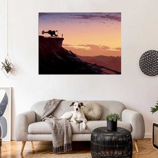 Oblivion Movie Sci-Fi Beautiful Landscape Sunset Art Artwork Wall Art Print Poster