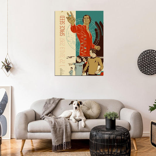 Star Trek Classic Characters Marc Daniels Nimoy Shatner Cool Art Artwork Wall Art Print Poster