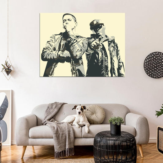 Eminem Royce Da 59 5 9 Rap Music Art Hip-Hop 2014 Wall Art Print Poster