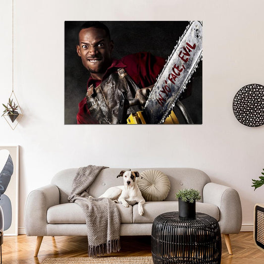 Chainsaw A Haunted House Marlon Wayans Movie Wall Art Print Poster