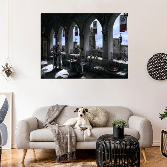 Assassins Creed Altair and Adha Awesome Art Wall Art Print Poster