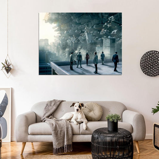 Inception 2010 Movie Film Christopher Nolan Fantastic Wall Art Print Poster