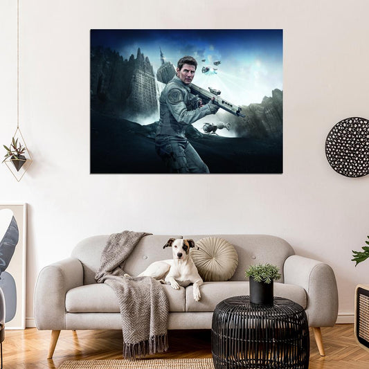 Oblivion Movie Drones Tom Cruise Weapon Wall Art Print Poster