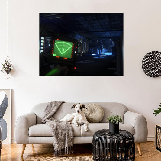 Alien Isolation Motion Tracker Video Game Art Wall Art Print Poster