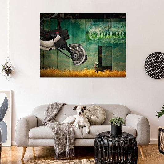 Portal 2 GLaDOS Aperture Science Laboratories Art Wall Art Print Poster
