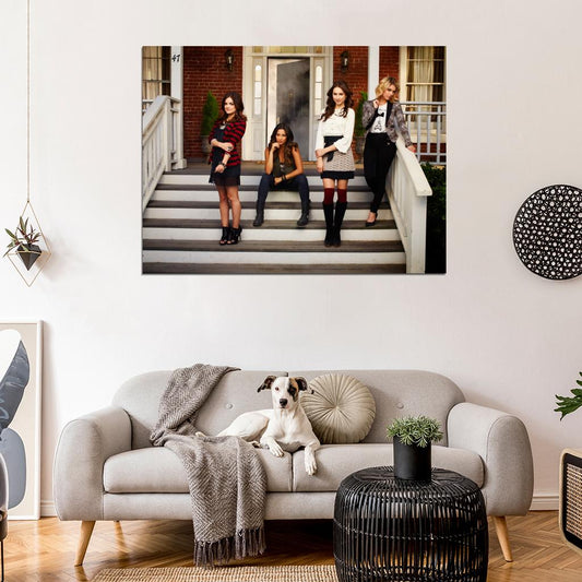 Pretty Little Liars Characters TV Series Wall Art Print Poster