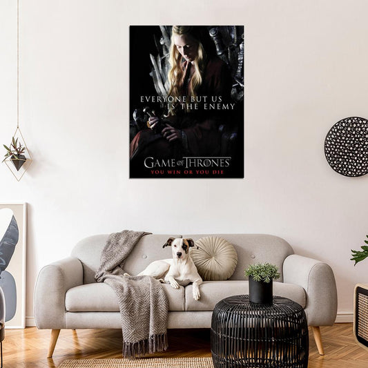 Game of Thrones Cersei Lannister Lena Headey TV Series Wall Art Print Poster