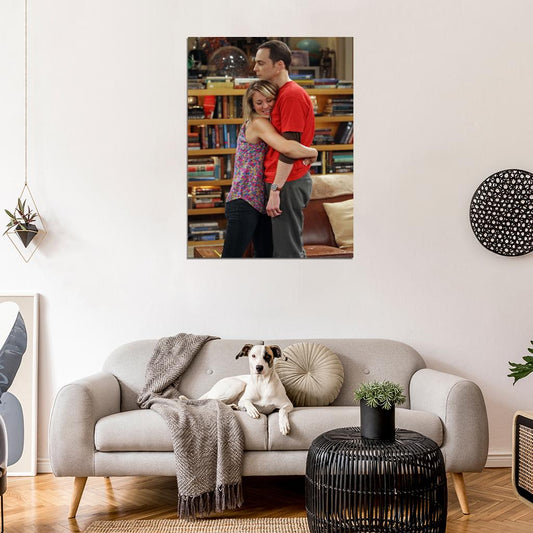 The Big Bang Theory Kaley Cuoco Jim Parsons TV Series Wall Art Print Poster