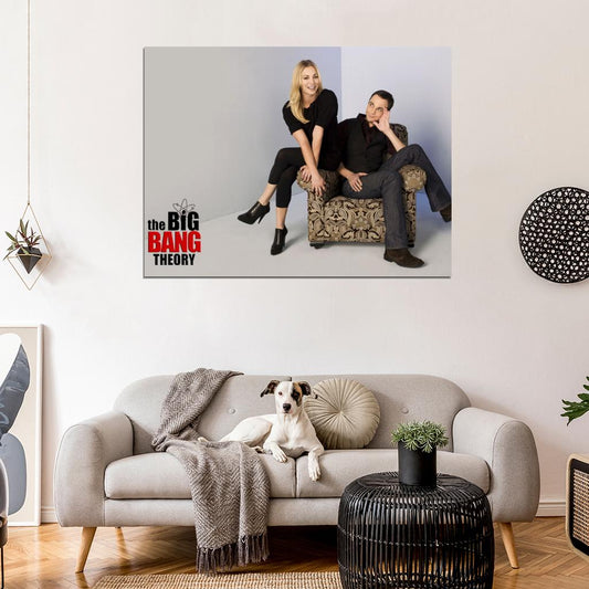 The Big Bang Theory Sheldon Cooper Penny Cast Characters TV Series Wall Art Print Poster
