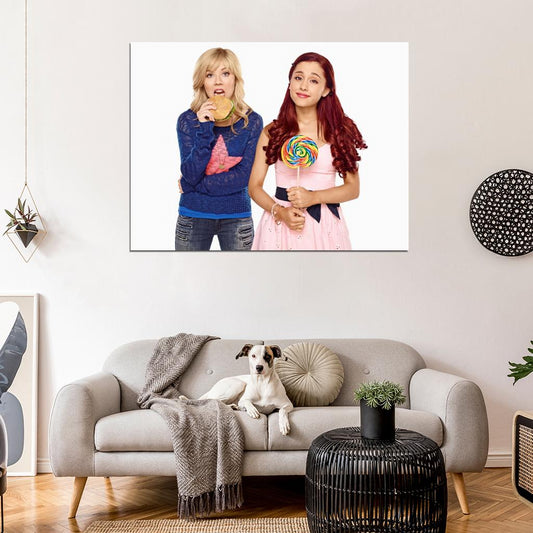 Sam & Cat Sam Puckett Cat Valentine Characters TV Series Wall Art Print Poster