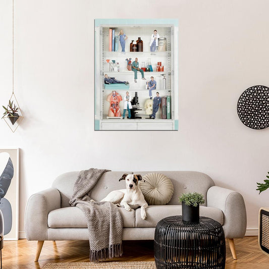 Scrubs Cast Characters TV Series Wall Art Print Poster