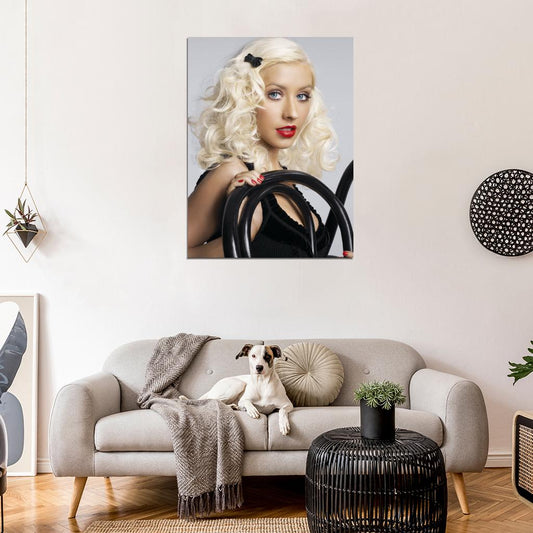 Christina Aguilera Pop Singer Music Art Wall Art Print Poster