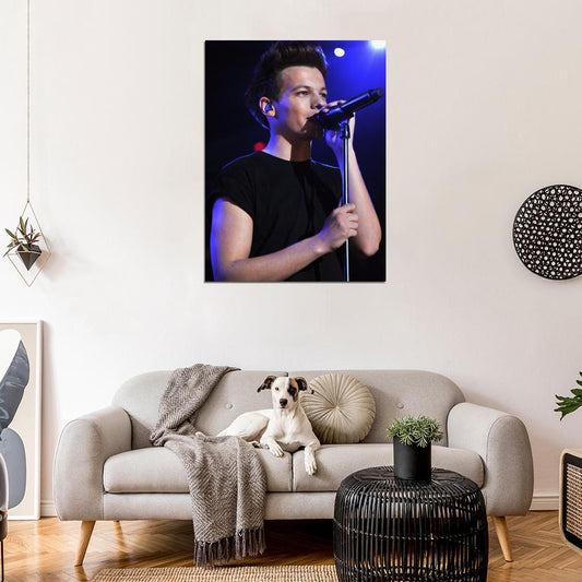 Louis Tomlinson Pop Pop Rock Singer Music Art Wall Art Print Poster