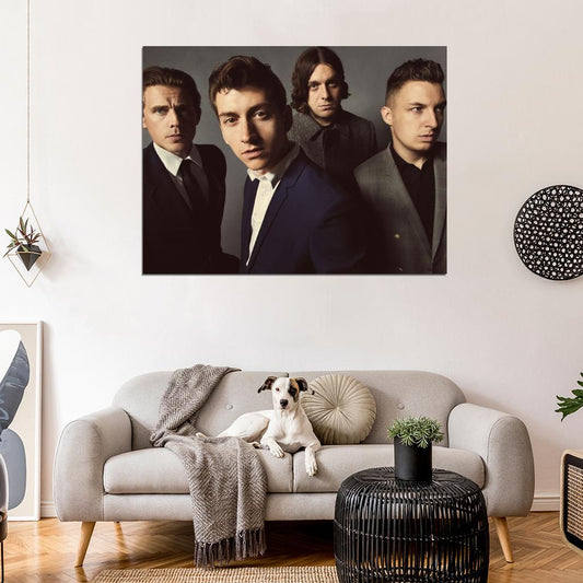 Arctic Monkeys Indie Rock Band Music Art Wall Art Print Poster