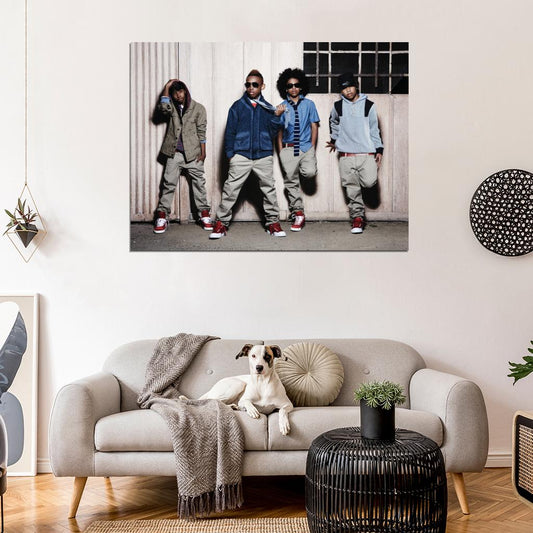 Mindless Behavior R&B Pop Band Music Art Wall Art Print Poster
