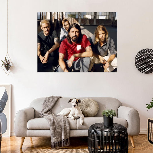Foo Fighters Rock Band Music Art Wall Art Print Poster