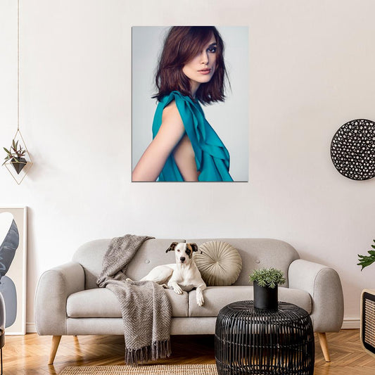 Keira Knightley Portrait Sexy Actress Art Wall Art Print Poster