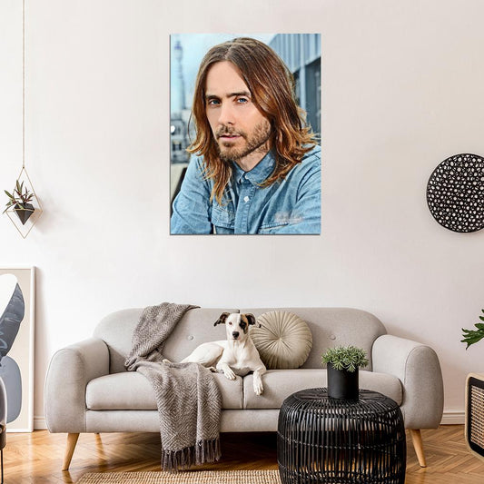 Jared Leto Portrait Rock Singer Actor Art Wall Art Print Poster