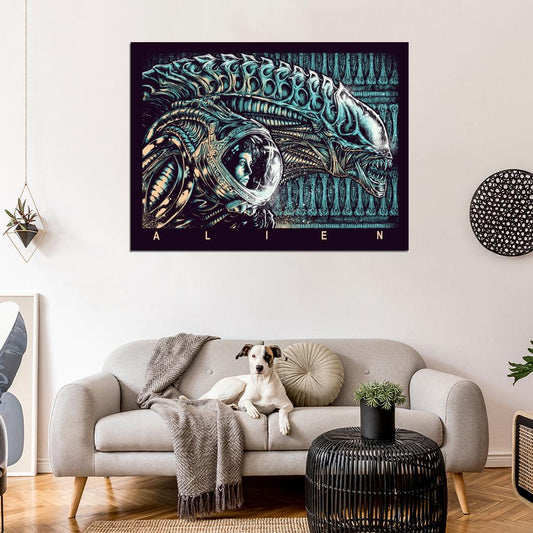 Alien Movie Awesome Art Ellen Ripley Sigourney Weaver Wall Art Print Poster