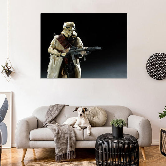 Tusken Sandtrooper Stormtrooper Raider Tatooine Star Wars Art Wall Art Print Poster