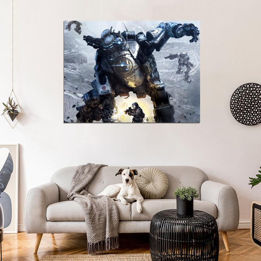 Titanfall Awesome Video Game Art Mech Wall Art Print Poster