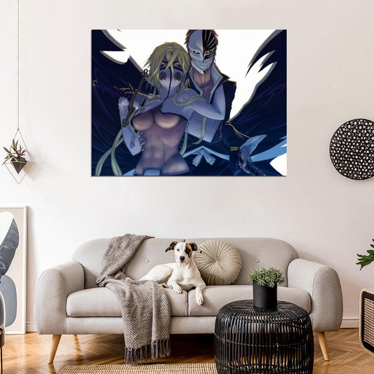 Tier Harribel Ichigo Kurosaki Mask Bleach Hot Anime Manga Art Wall Art Print Poster